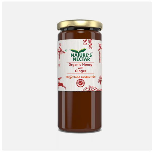 Organic Honey with Ginger 325gm | Natures Nectar